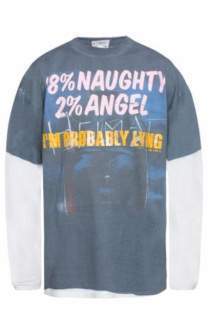 T-shirt typu ‘oversize’ z długim rękawem, zdjęcie 1 T-shirt typu ‘oversize’ z długim rękawem od Vetements